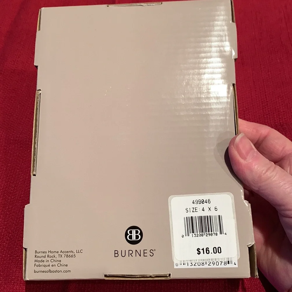Burnes of Boston City Lights 4x6 Picture Frames. NIB